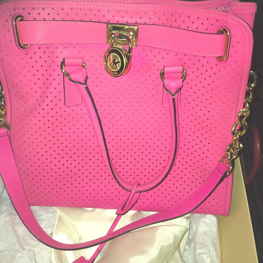 Michael Kors Pink Hamilton bag